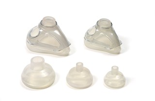 Our one-piece masks provide optimal seal and correct placement. 