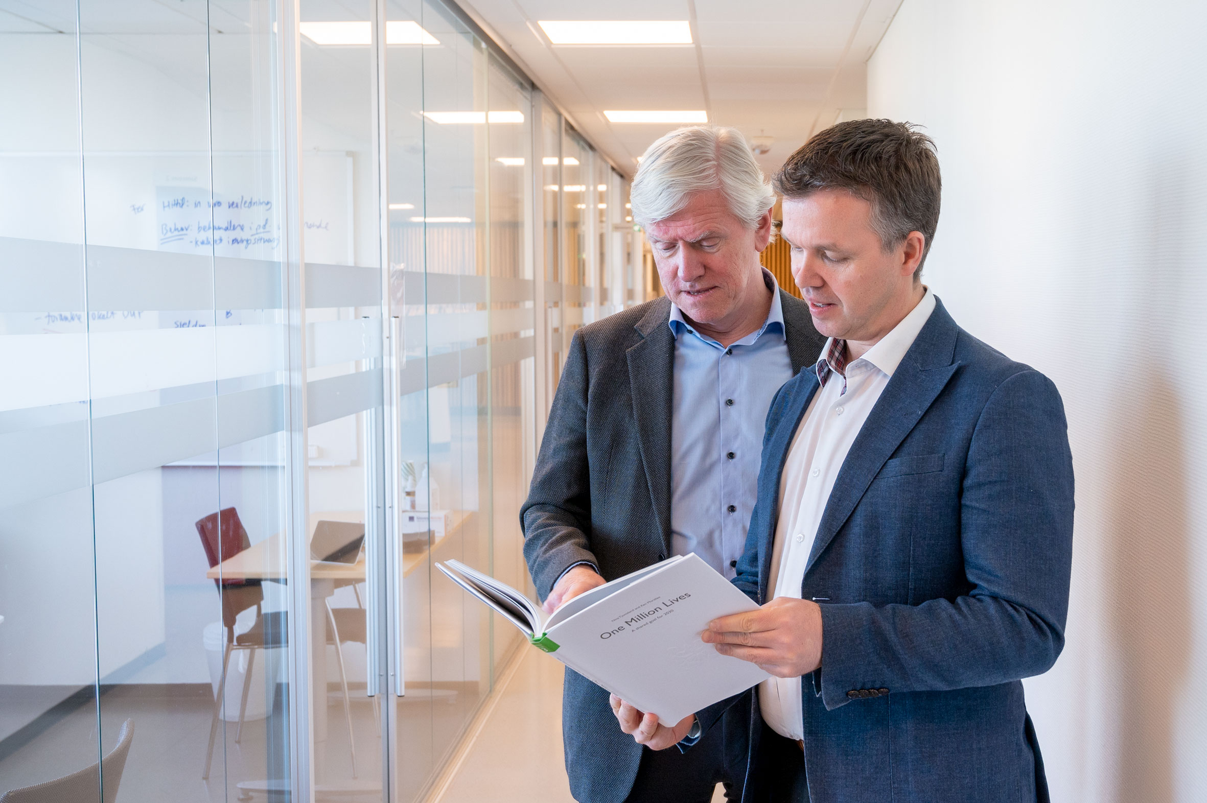 Laerdal management - Tore Lærdal and Alf-Christian Dybdahl