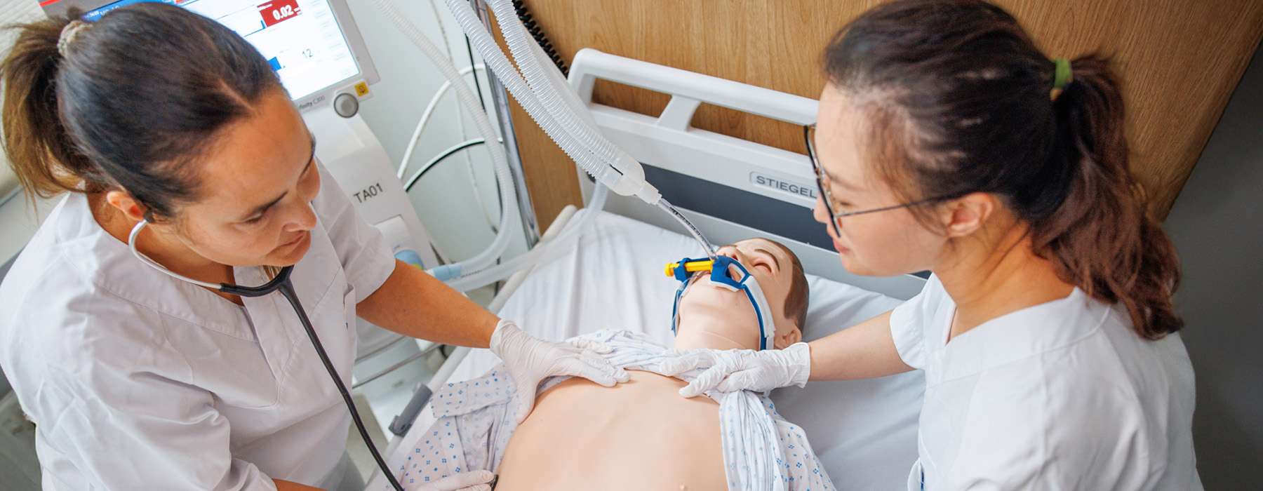 critical care simulation training on SimMan