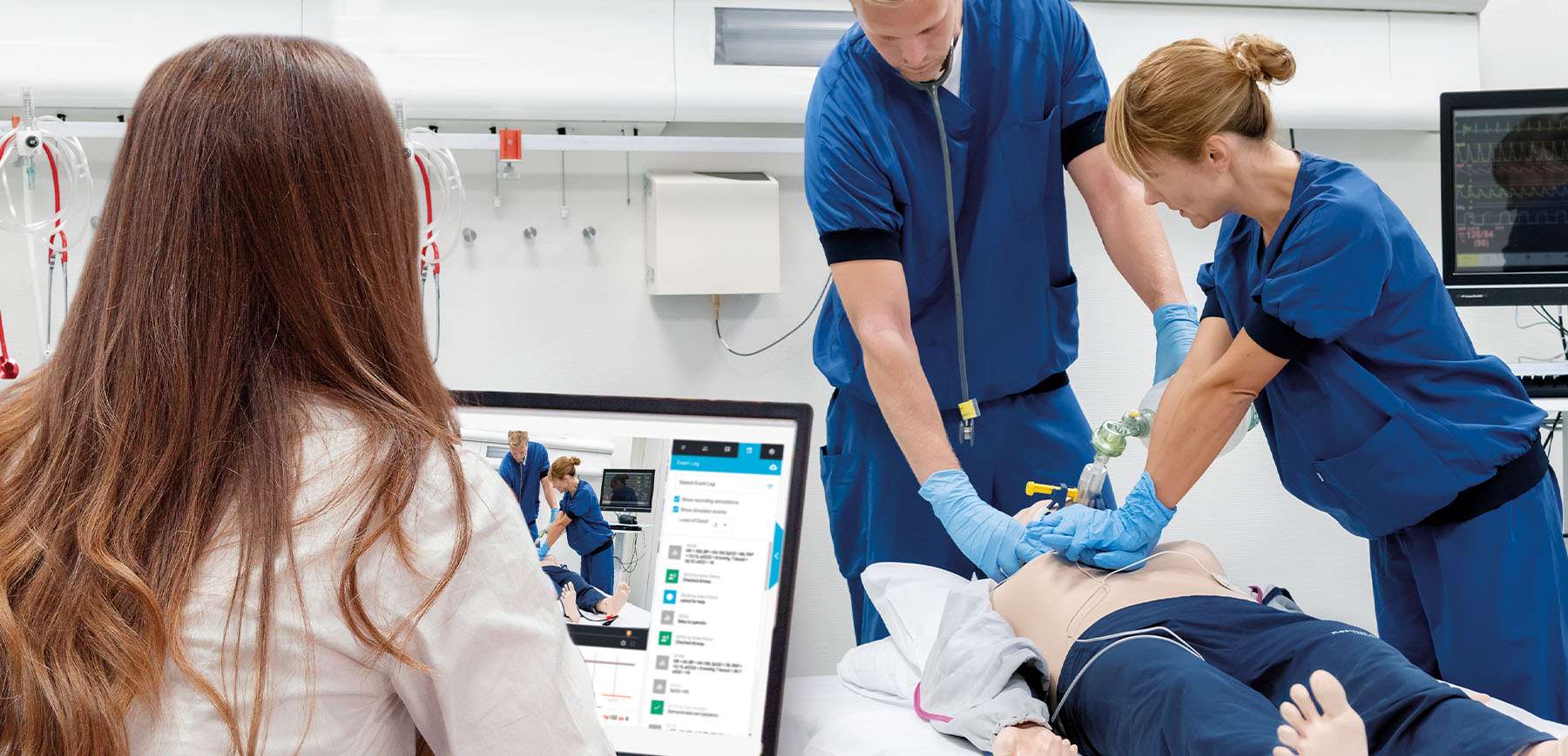 SimCapture training in hospital environment.
