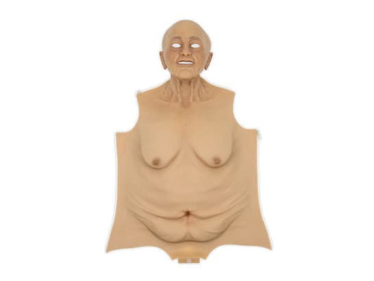 Geriatrische Torso huid - Medium huidskleur