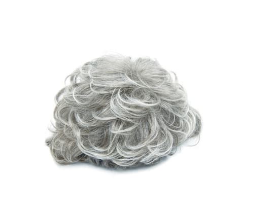 Perruque cheveux gris - Couleur de peau medium