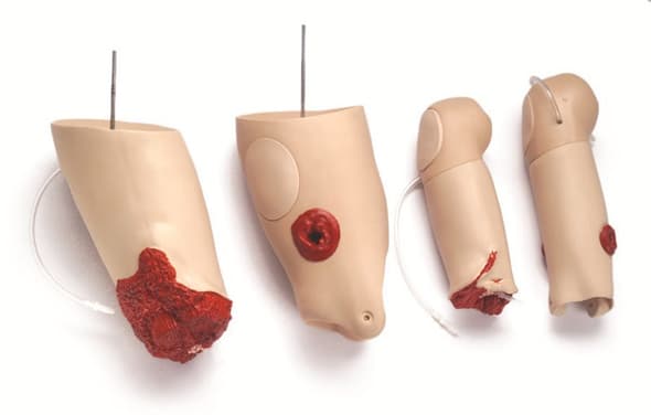 Blutende Traumamodule (hellhäutig)