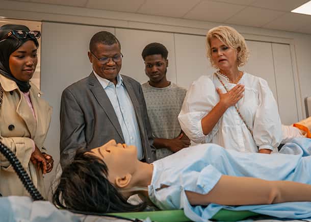 Borno State Health Commisioner Professor Baba Gana visits Laerdal Global Health