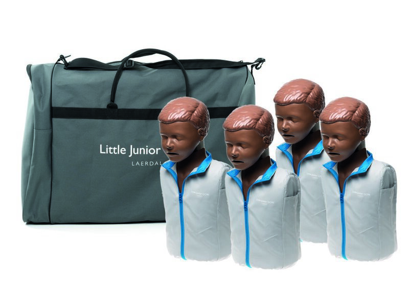 Little Junior QCPR 4er Pack dunkelhäutig