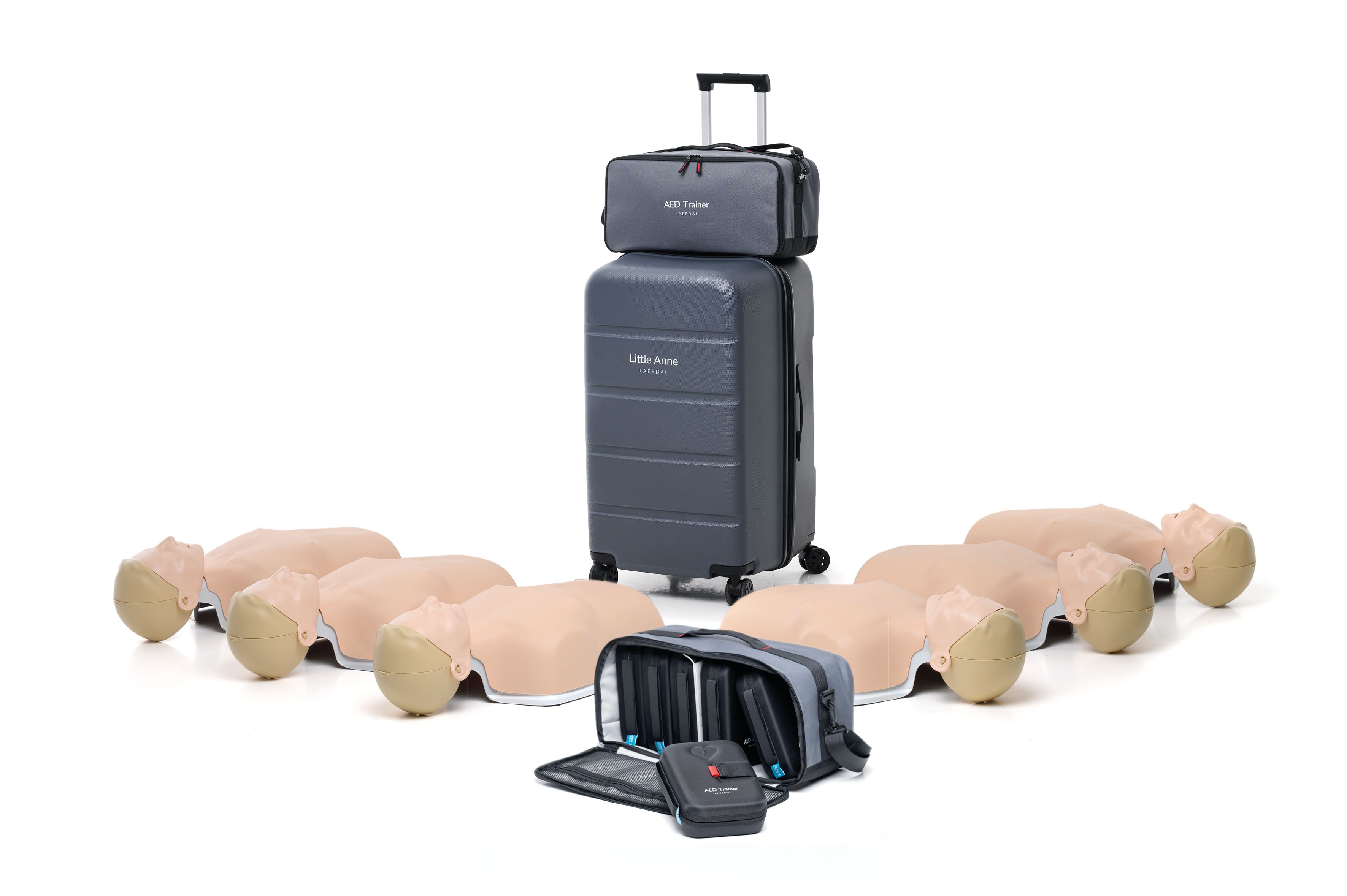 Little Anne and AED Trainer 6pk - Light Kit