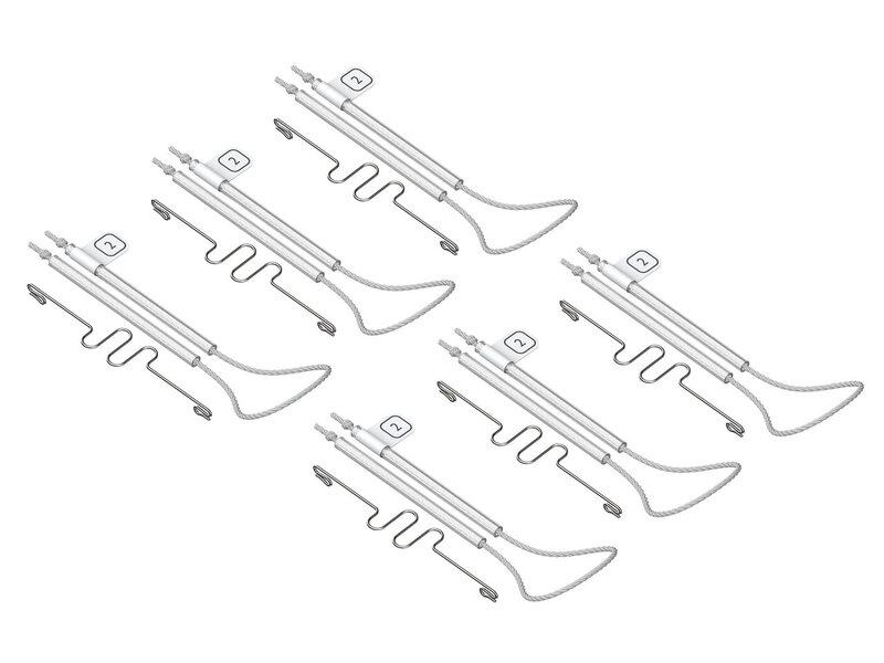 Little Anne Rope & Elastic Band 6-pack