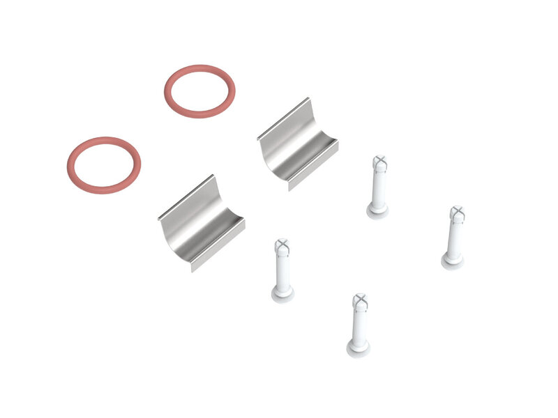 LA Pin, Elastic band and Compression metal 2-pk