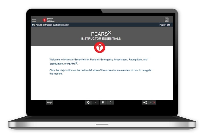 PEARS Instructor Ess G2015, OnlineAHA