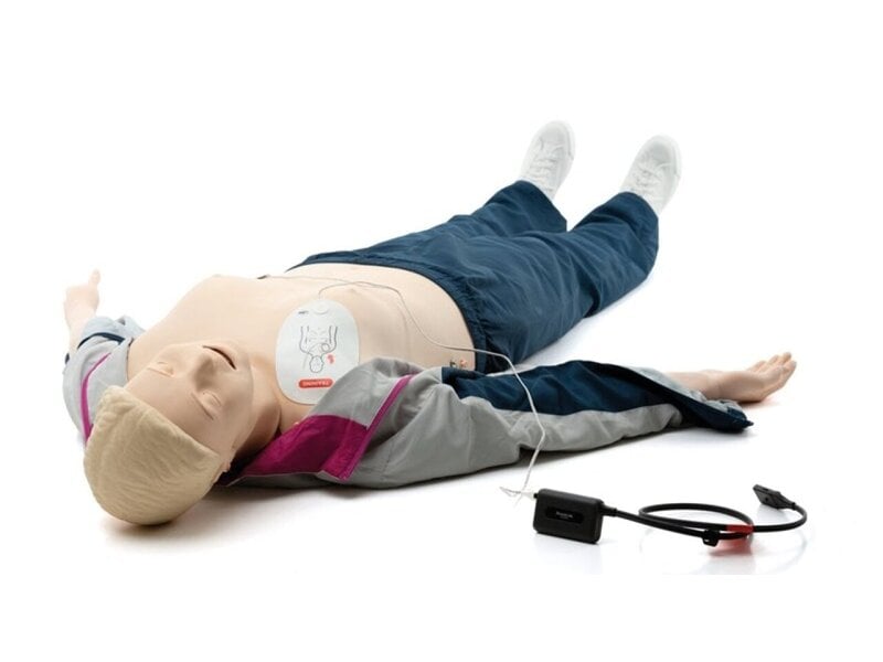Resusci Anne Simulator mit Shocklink (IV-Arm links)