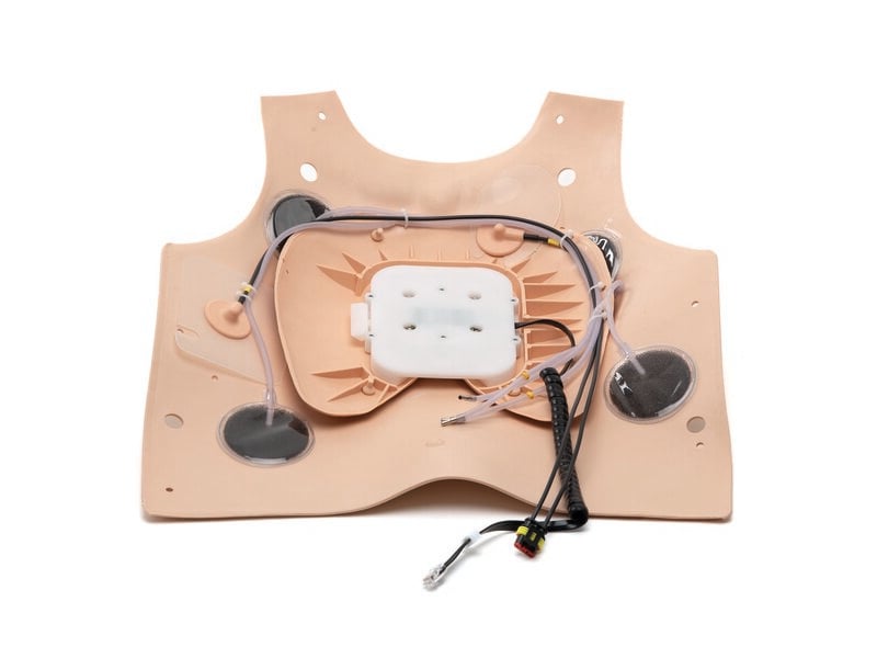Resusci Anne Simulator Brusthaut für Paddles