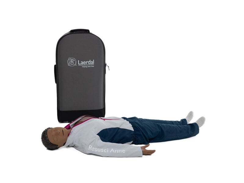 Resusci Anne QCPR AED Cuerpo Completo (Piel Oscura)