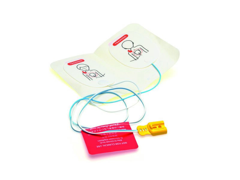 Electrodos pediatricos DEA entrenamiento