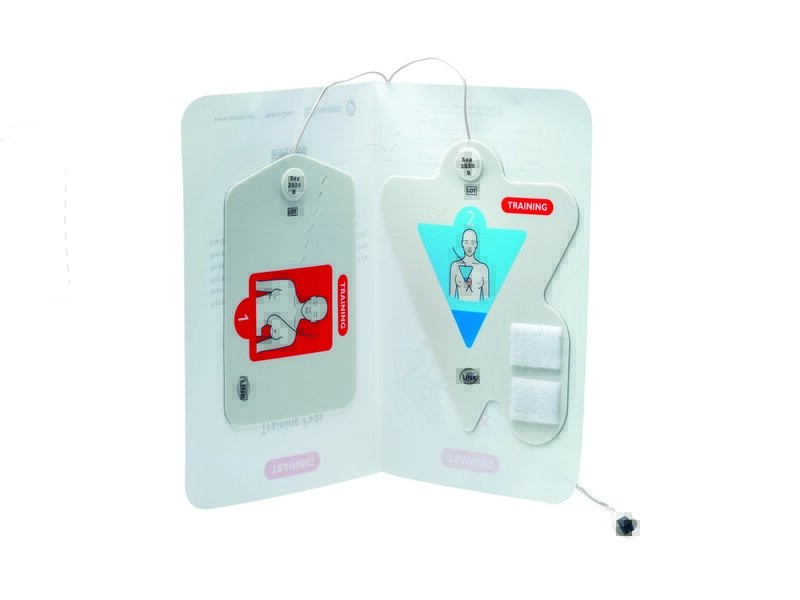 ShockLink Training Pads, Zoll adapted triangular