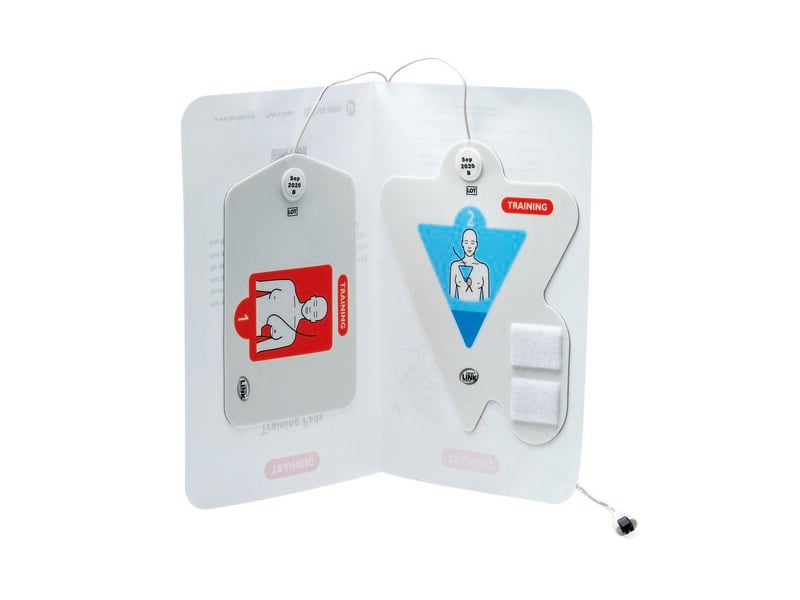 ShockLink Training Pads, Zoll adapted triangular