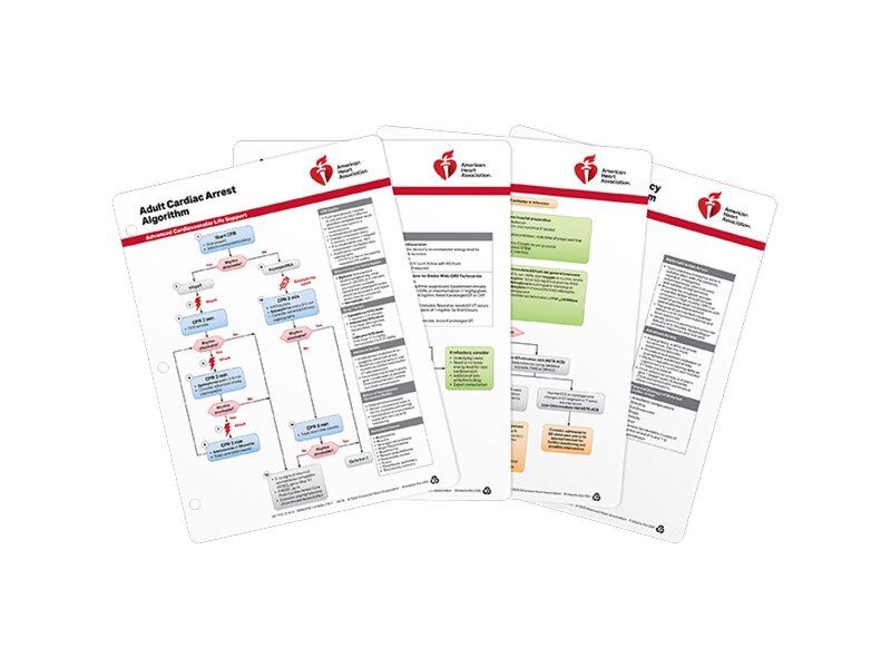 ACLS Emergency Crash Cart Cards