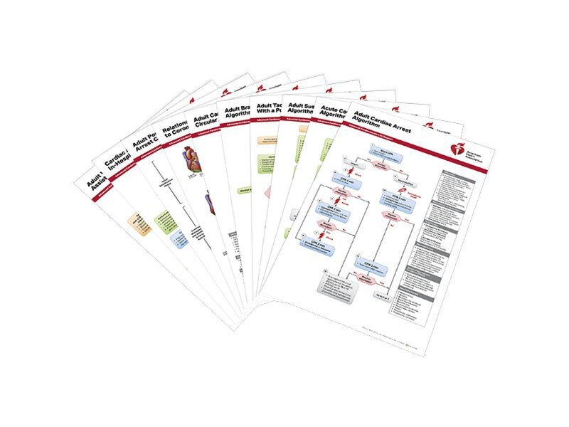 2020 ACLS Poster Set (Englisch) Printversion