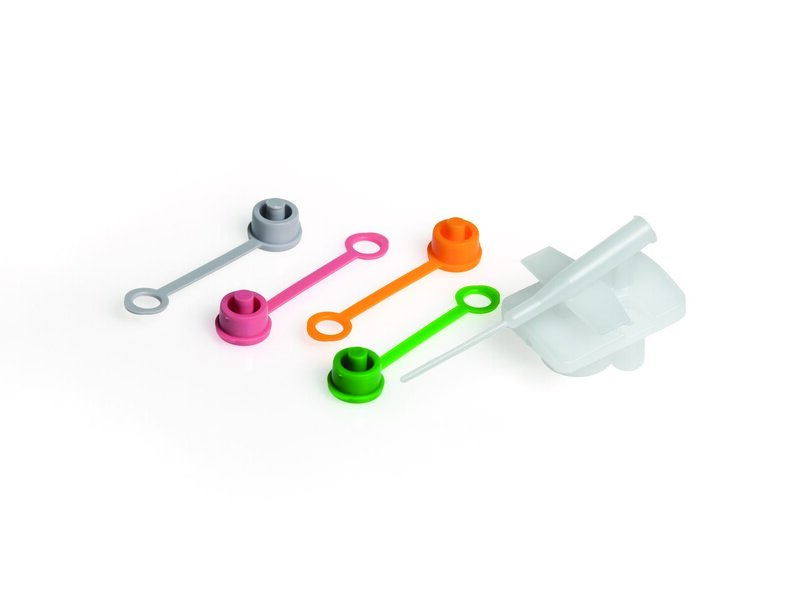 Verschluss-Set für Katheter, Internat. Version (2x 4 Stk)