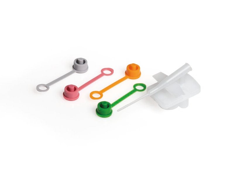 Verschluss-Set für Katheter, Internat. Version (2x 4 Stk)