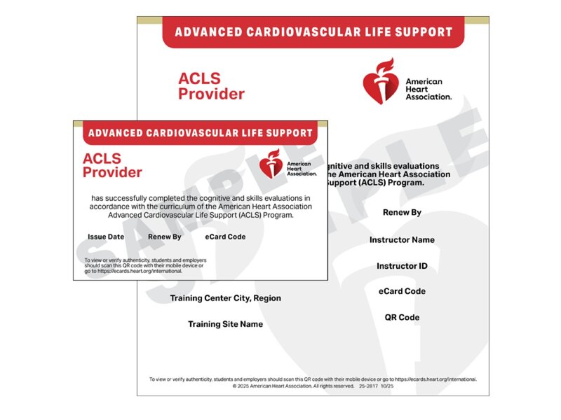 IVE ACLS Provider eCard