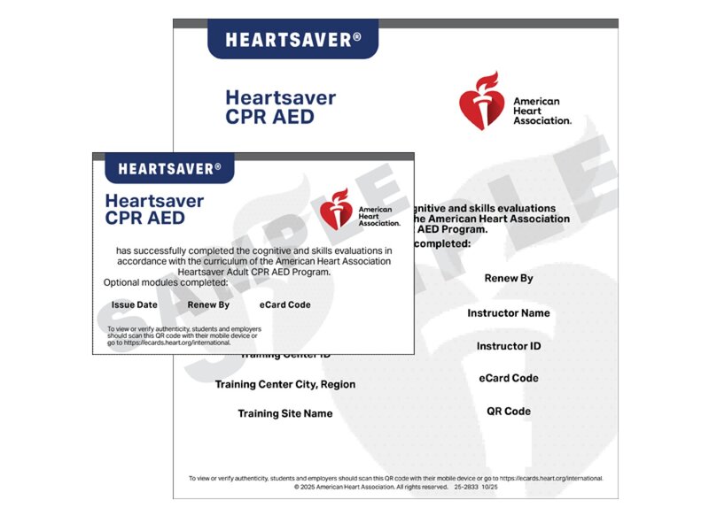 IVE HS CPR AED eCard