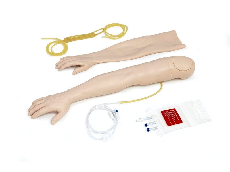 Male Multi-Venous IV Training Arm Kit Light