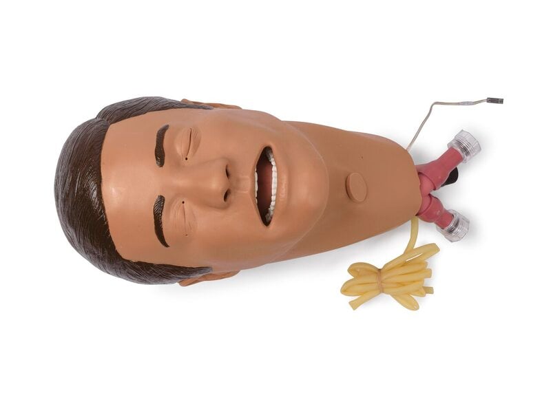 Head Assembly, Adult Male - SimPad Capable,Tan