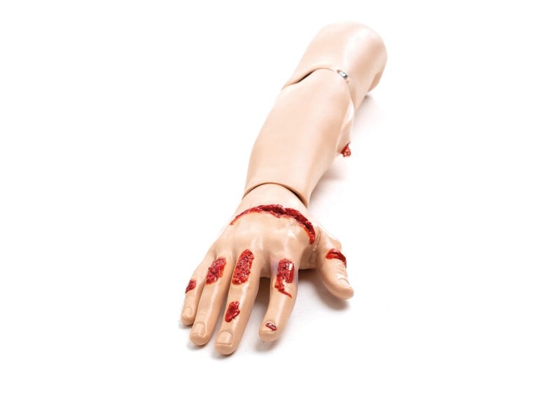 Arm assy right w/wounds
