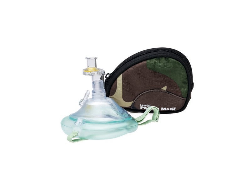 Laerdal Pocket Mask dans une pochette impression 'camouflage' UK