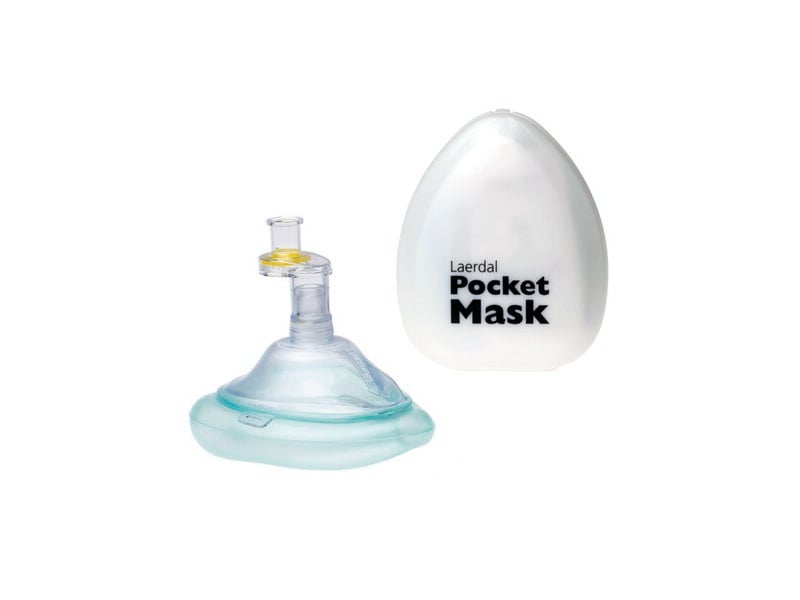 Pocket Mask, HC White ARC (EN) w/Glove, 10 pkg