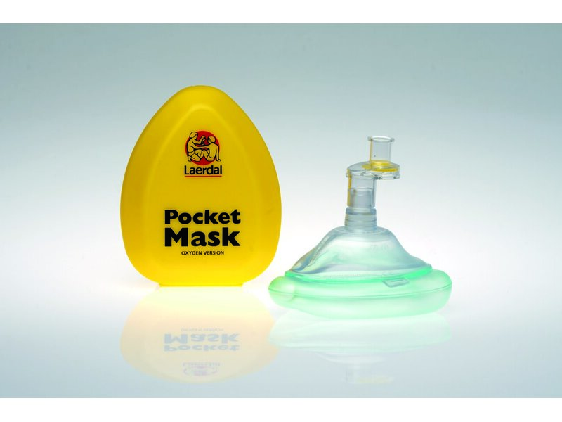 Pocket Mask, HC Yellow (DE FR ES IT EN) ,10 pk