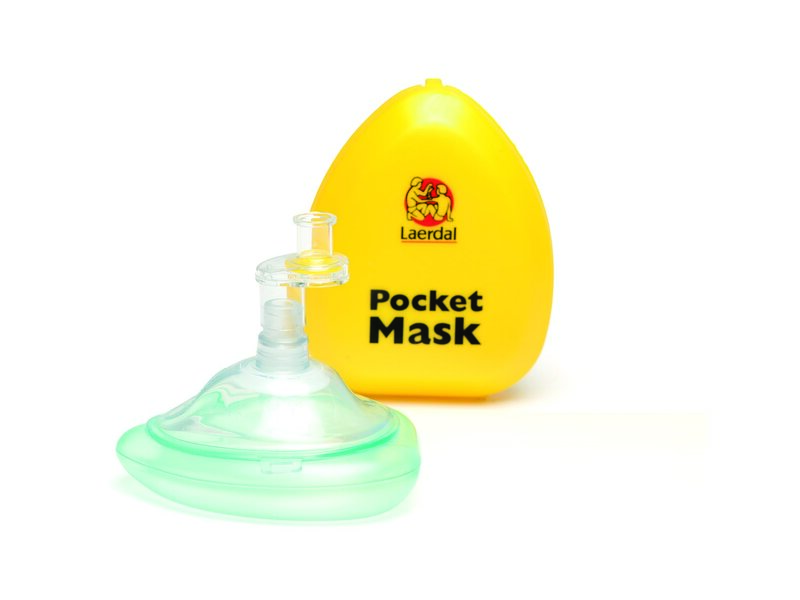 Pocket Mask, HC Yellow (EN) ,10 pkg