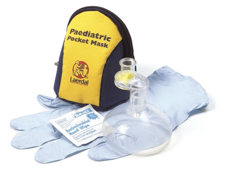 Paediatric Pocket Mask SP Blue, 10pkg
