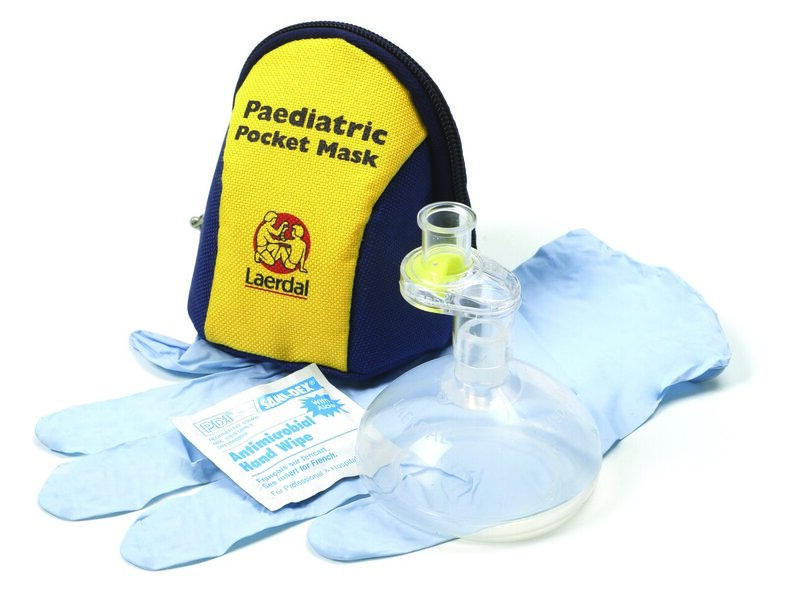 Paediatric Pocket Mask blauw, 10 stuks 