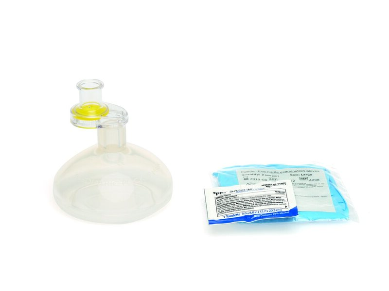 Paediatric Pocket Mask Polybag, 10 pkg