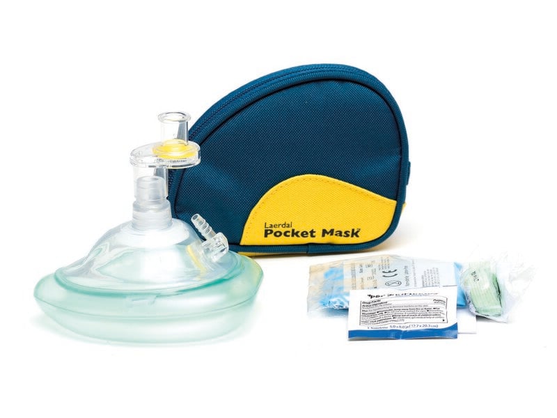 Pocket Mask O2, SP Blue (EN), 10 pkg