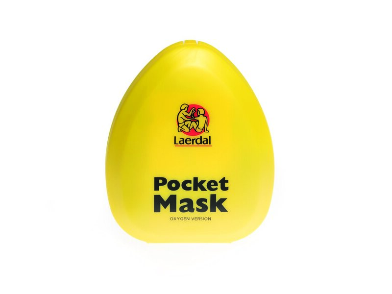 Pocket Mask O2,HC Yellow (EN), 10 pkg