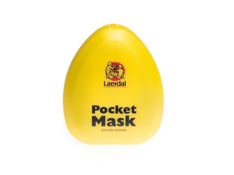 Pocket Mask O2,HC Yellow (EN), 10 pkg